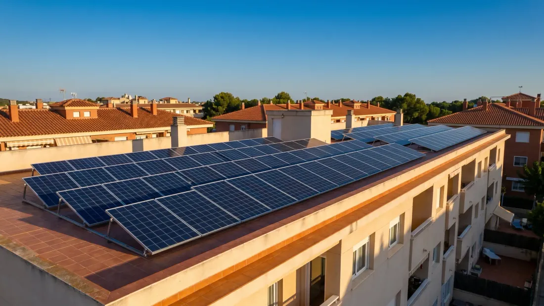 Placas solares en la cubierta de una comunidad de propietarios, aprobadas con la mayoria de un tercio del articulo 17.1 LPH
